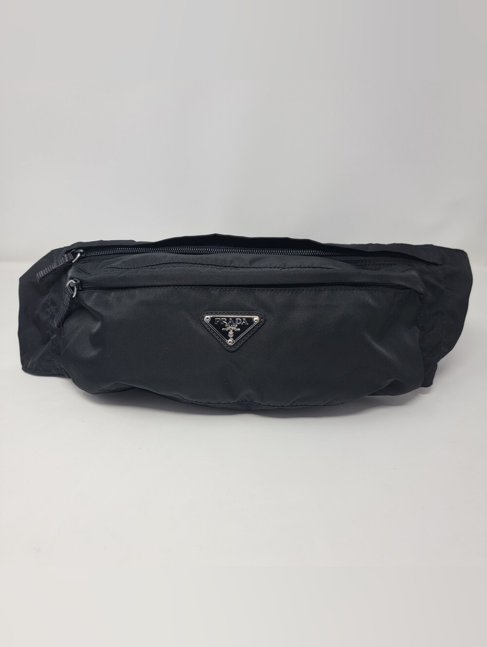 Prada Logo Plate  Nylon Belt Bag / Bumbag